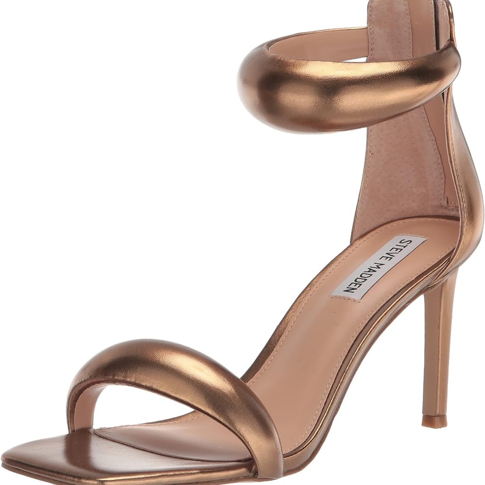 Steve Madden Bronze Stiletto Sandals